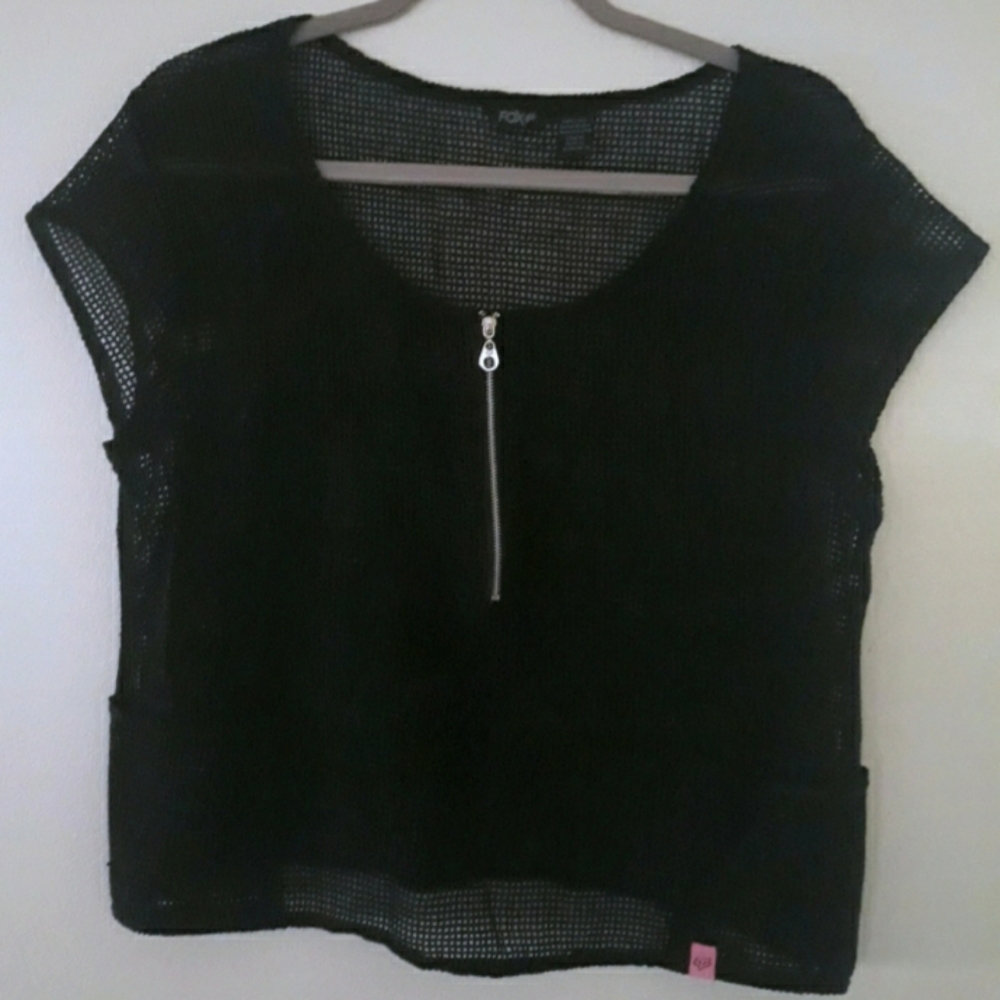 Fox Mesh Swim Top
